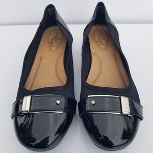 Dexflex Comfort Balack Patent Leather Flats